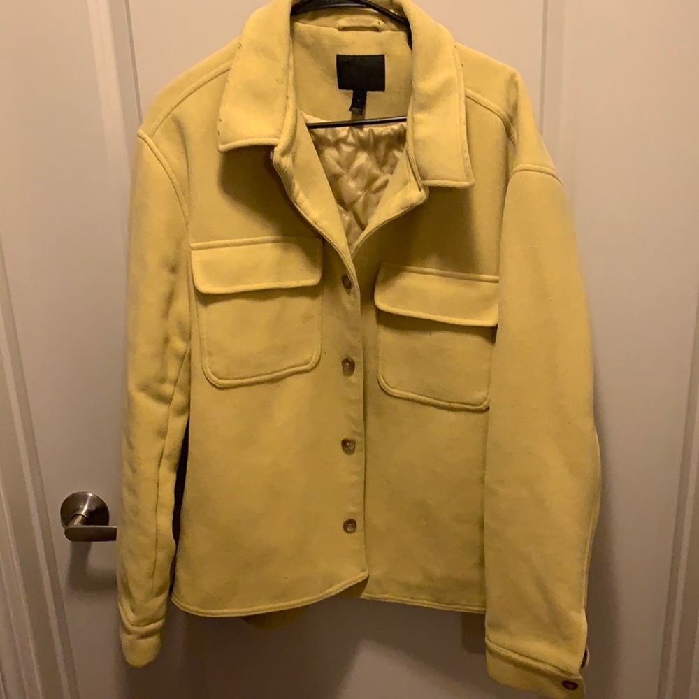 ASOS yellow coat